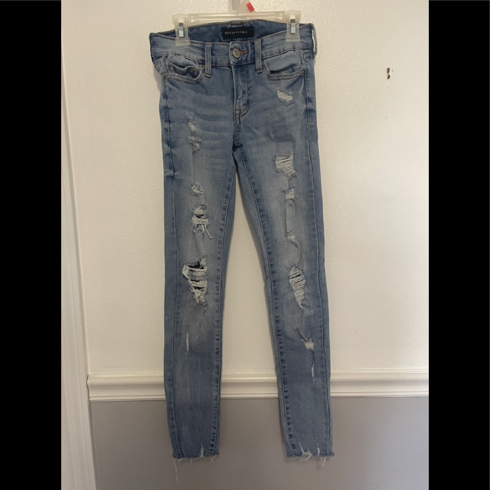 Ripped jeggings